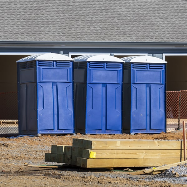 are there different sizes of portable toilets available for rent in Garrett